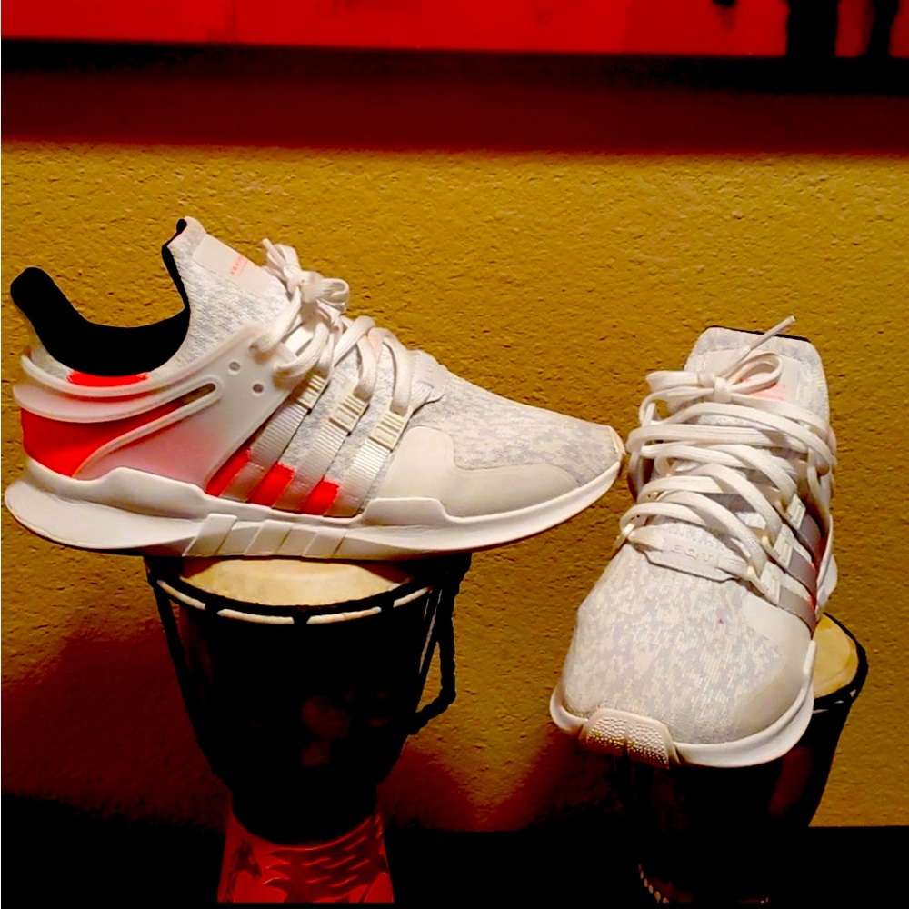 Adidas EQT white turbo